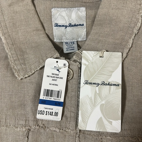 Tommy Bahama Two Palms Linen Raw-Edge Jacket - Picture 16 of 16